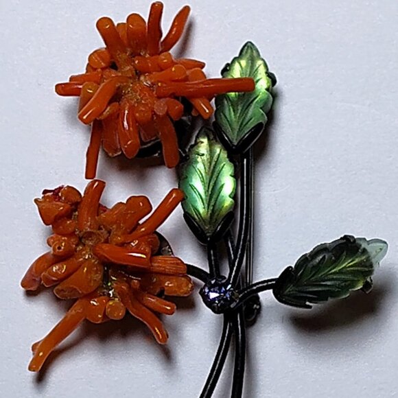 Vintage Coral green giaro leader Rare and Unique - Picture 1 of 6